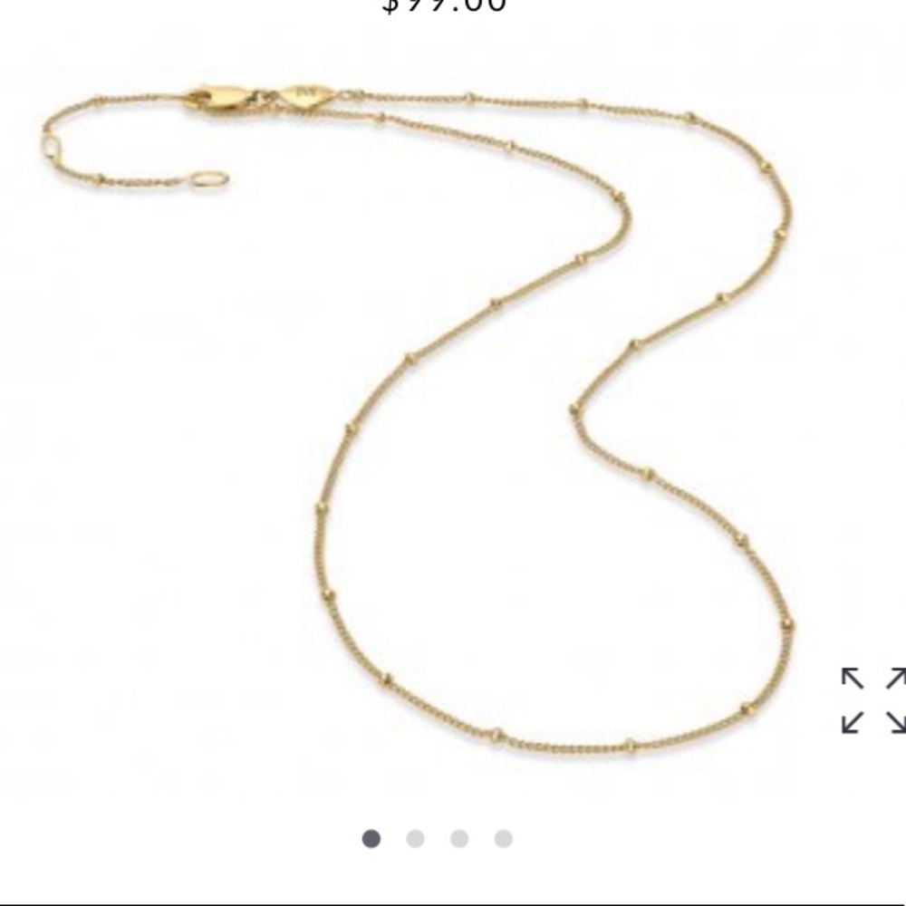 Missoma Gold Long Bobble Chain